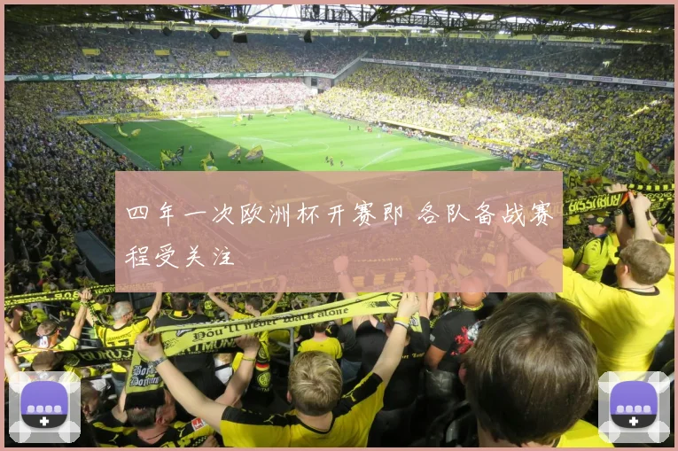 四年一次欧洲杯开赛即 各队备战赛程受关注