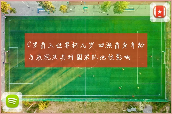 C罗首入世界杯几岁 回溯首秀年龄与表现及其对国家队地位影响